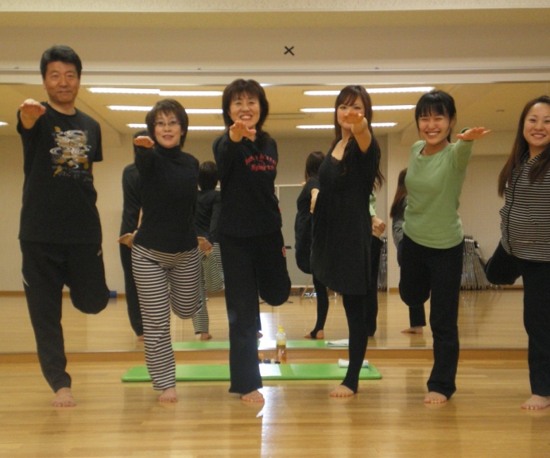 企業への派遣ヨガの参加者