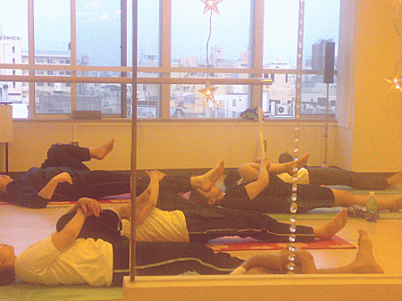 企業への派遣ヨガの参加者