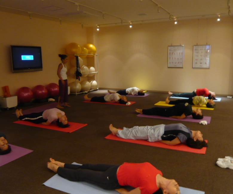 企業への派遣ヨガの参加者