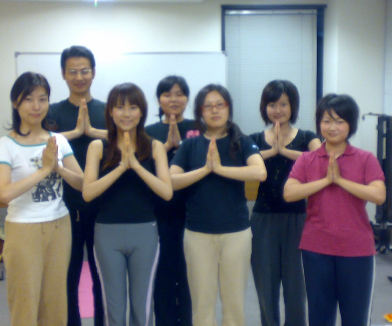 企業への派遣ヨガの参加者