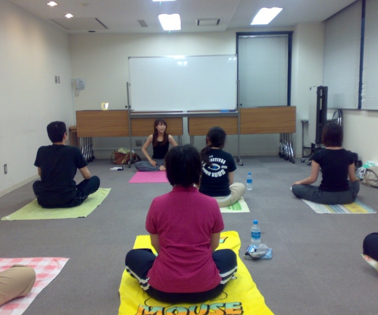 企業への派遣ヨガの参加者