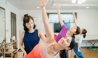 参加型コンテンツとして実施されるイベントヨガ