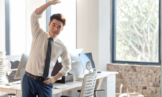 組合員のリフレッシュを目的としたヨガ