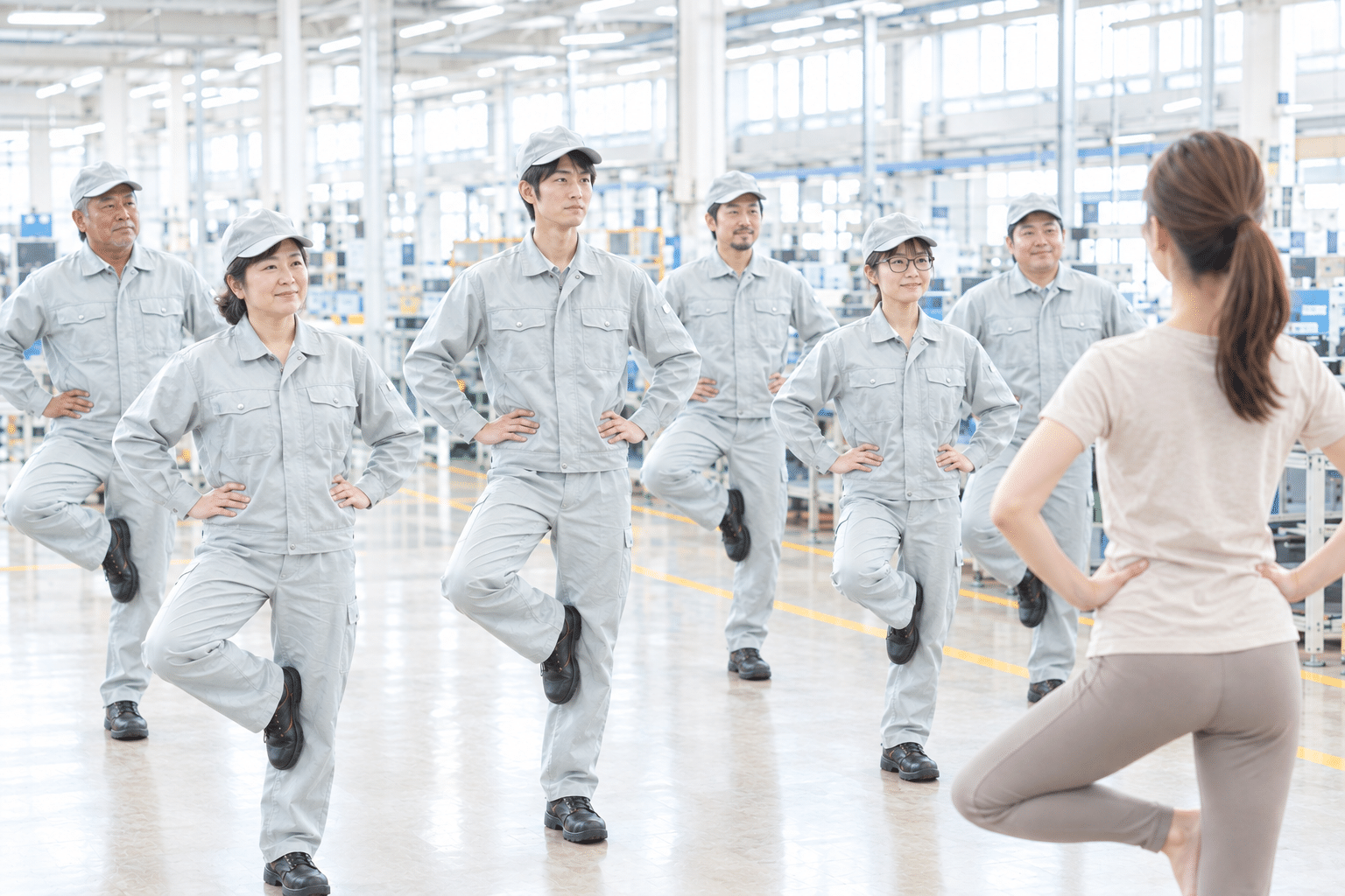 職場で行うリフレッシュを目的とした出張ヨガ
